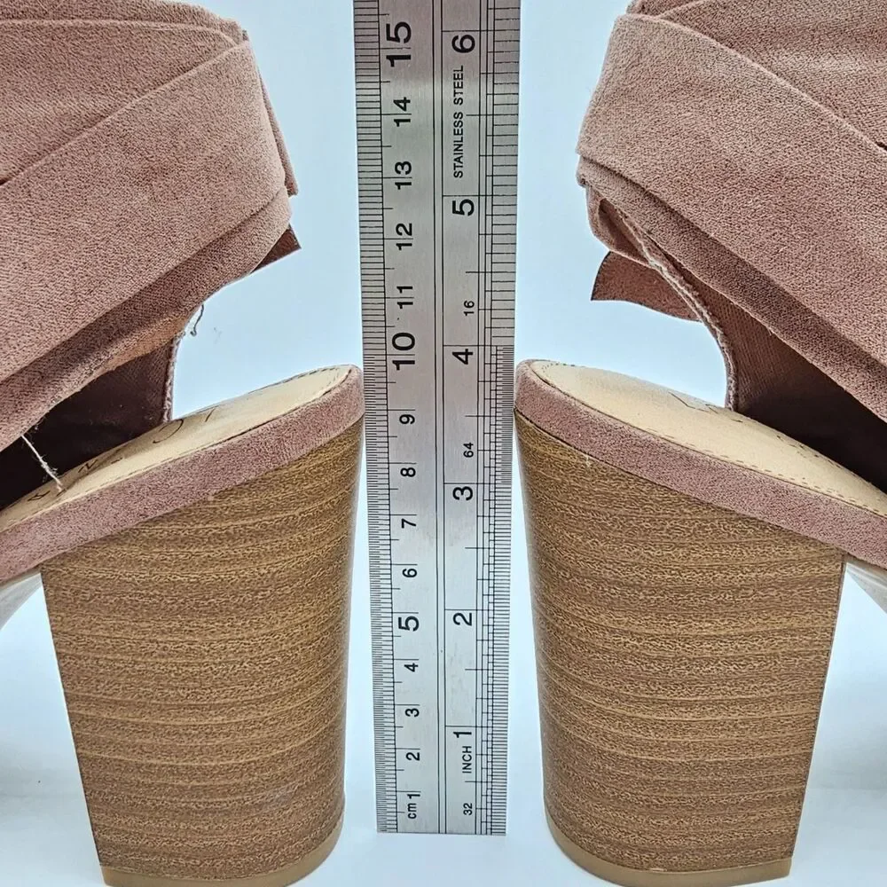LC Lauren Conrad Mauve Ankle Boots Side Bow Zip Women’s 6.5 Feminine